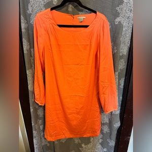 Salmon shift dress h&m